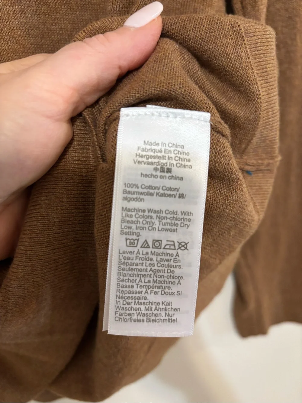 J. Crew Women's Chestnut Ruffle-Edge Crewneck Sweater